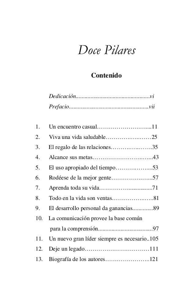 los 12 pilares de jim rohn